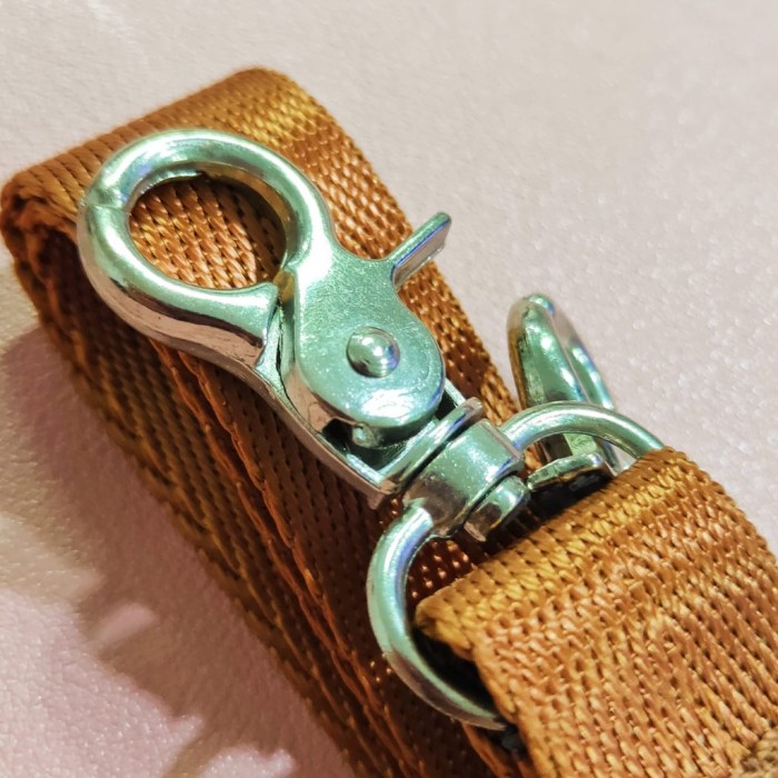 Jual TALI TAS SELEMPANG PENGAIT UDANG WARNA COKLAT / TALI SELEMPANG ...