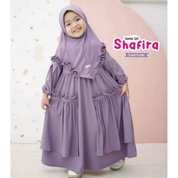 Model baju gamis anak perempuan terbaru