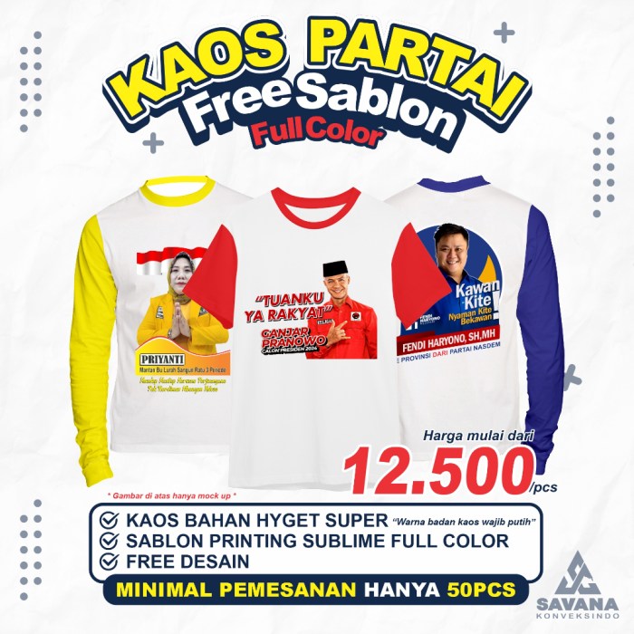 Ahlinya Berbagai Macam Kaos Berkualitas Tinggi dengan Harga Miring ...