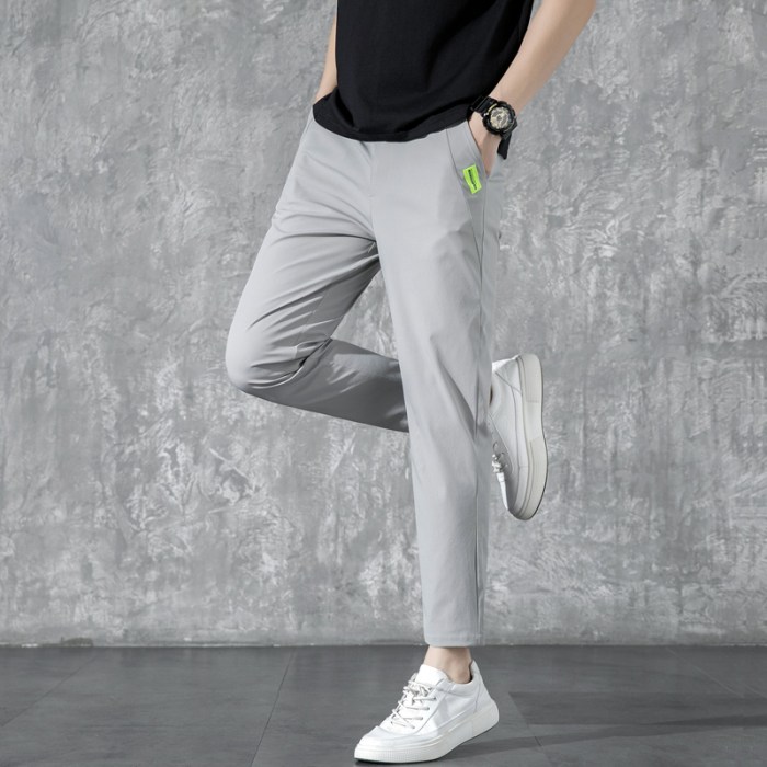 Jual Celana Pria Kain Stretch Empat Sisi Celana Panjang Pria Casual ...