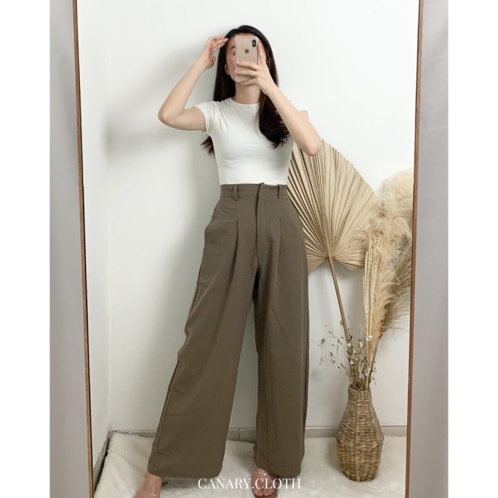 13 Ide Styling Celana Kulot untuk Cewek Pendek Gaya Santai dan Formal