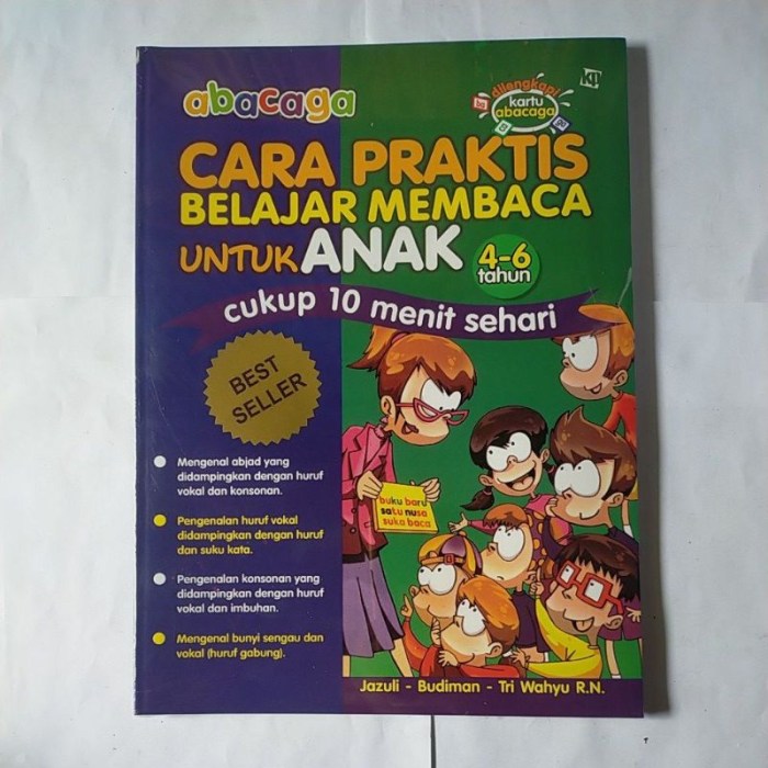 Cara mengajari anak membaca usia 6 tahun