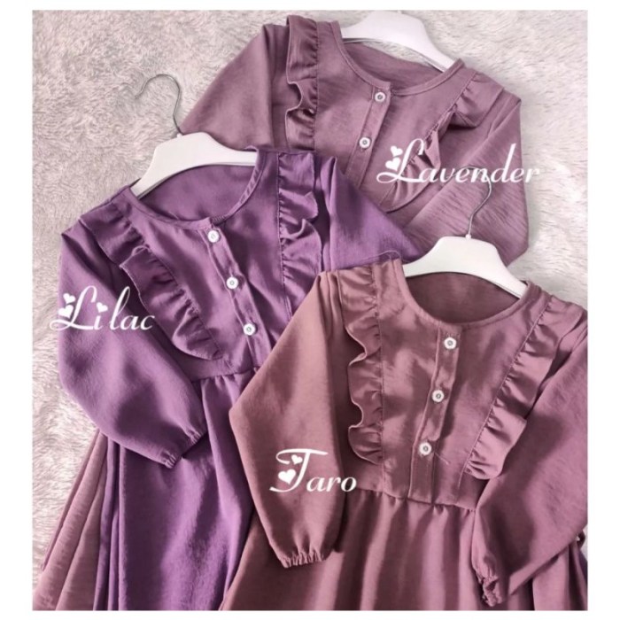 Jual Gamis muslim anak Tiara dress-usia 1-12 tahun | Shopee Indonesia