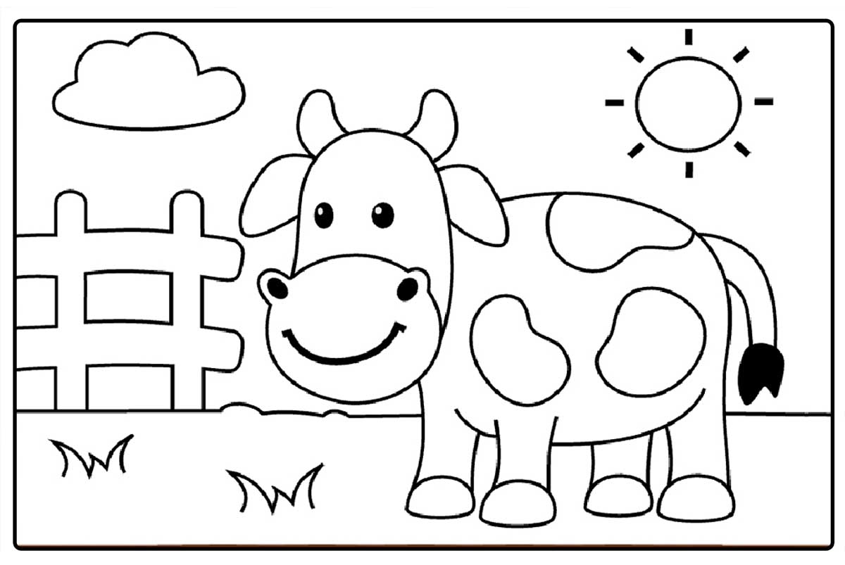 Mewarnai gajah anak tk