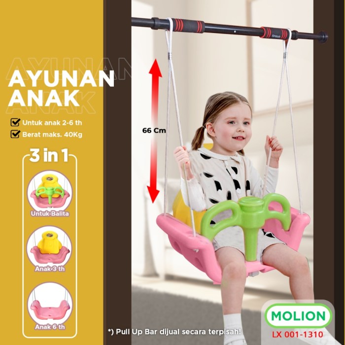 Jual MOLION Ayunan Anak Mainan Anak Ayunan Bermain Karakter Lucu Anak ...