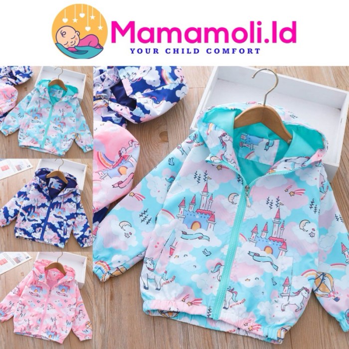 Jaket anak perempuan import