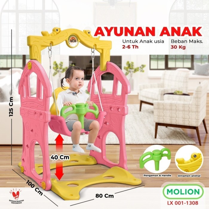 Jual MOLION SNI Mainan Ayunan Anak Swing Playground Bermain Prosotan ...