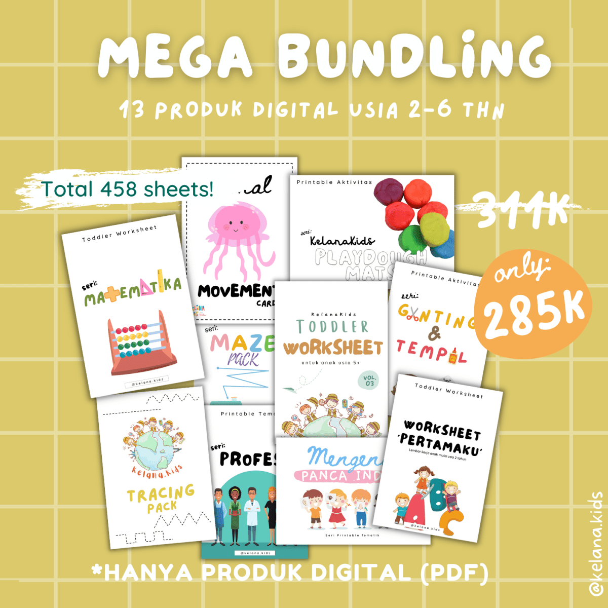 Rekomendasi dan Contoh Materi Pelajaran Untuk Anak TK