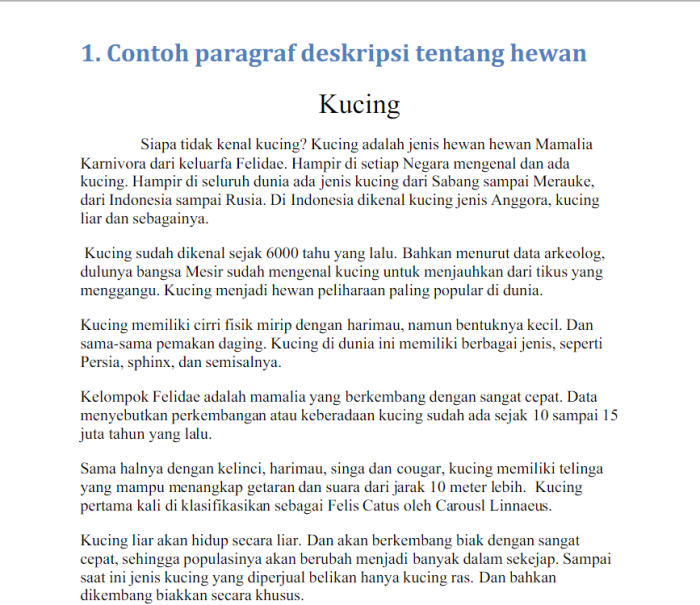 Nah, itulah penjelasan mengenai teks deskripsi. Semoga informasi di ...