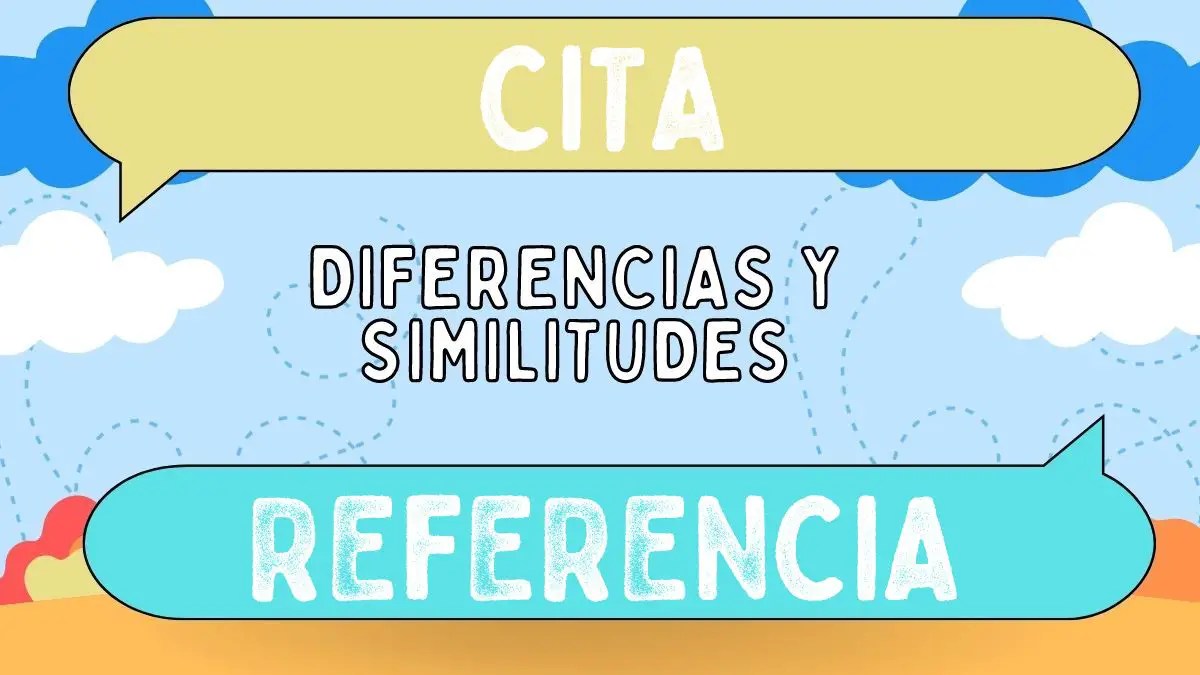 Diferencias entre cita y referencia