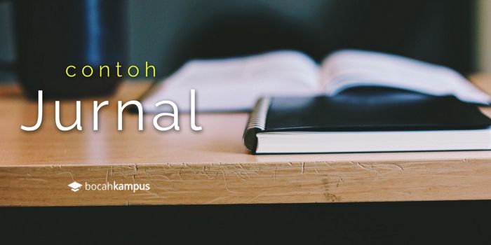 20+ Contoh Jurnal Ilmiah dan Akuntansi (Lengkap)