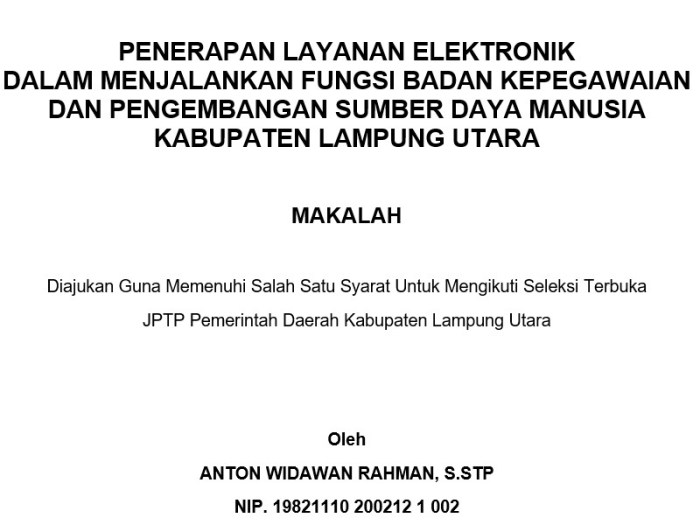 Contoh Makalah dan Cara Penulisannya - Antonwidawan.com