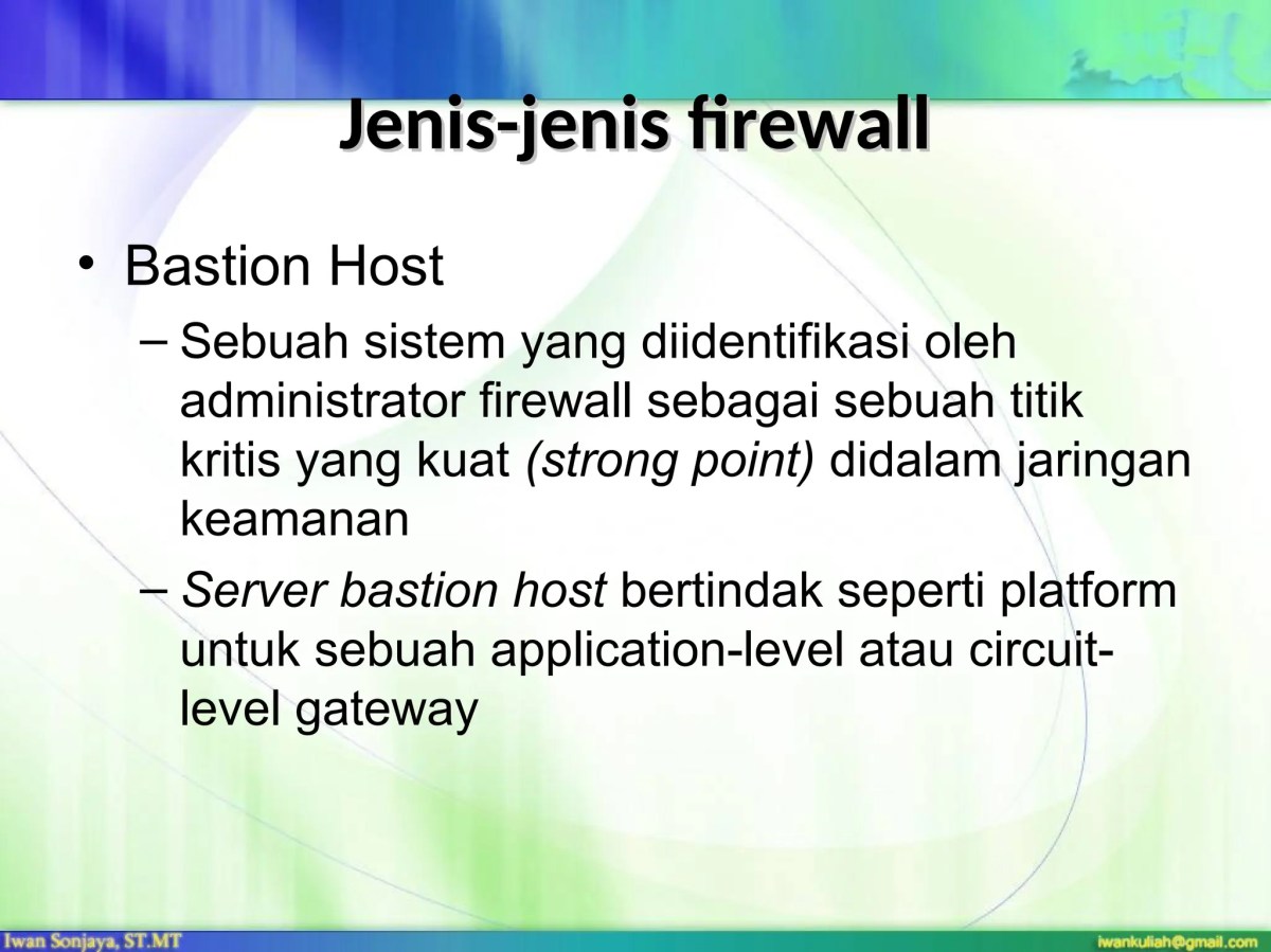 contoh sederhana dari ppt ini firewall.ppt