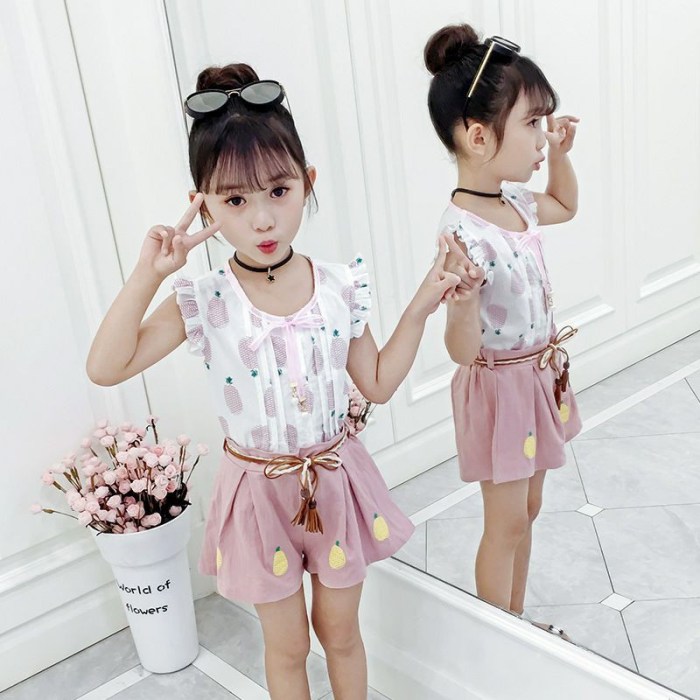 Setelan baju anak perempuan