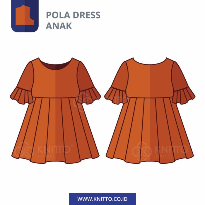 Pola Dress Anak - Homecare24