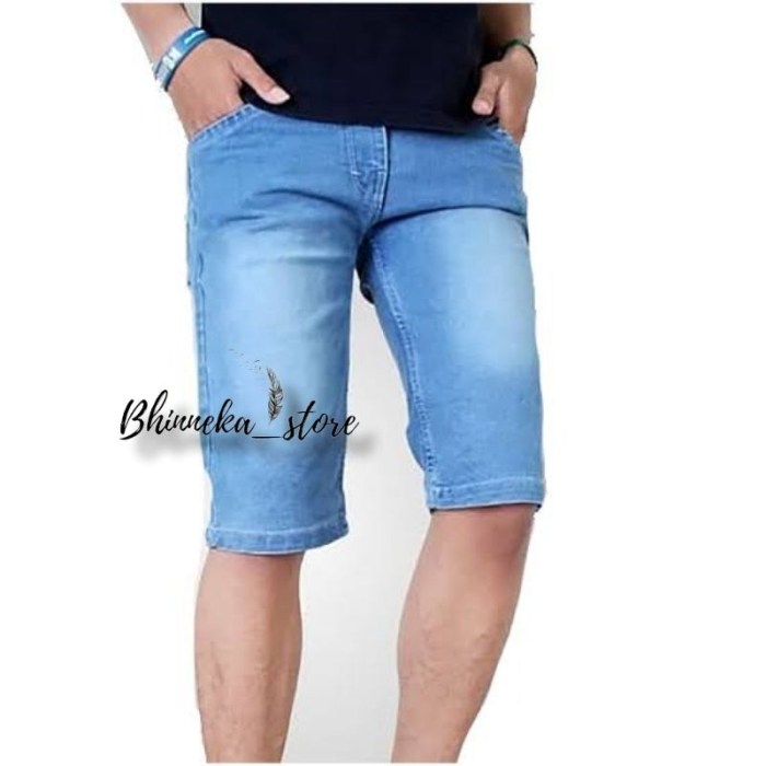 Celana jeans pendek pria distro