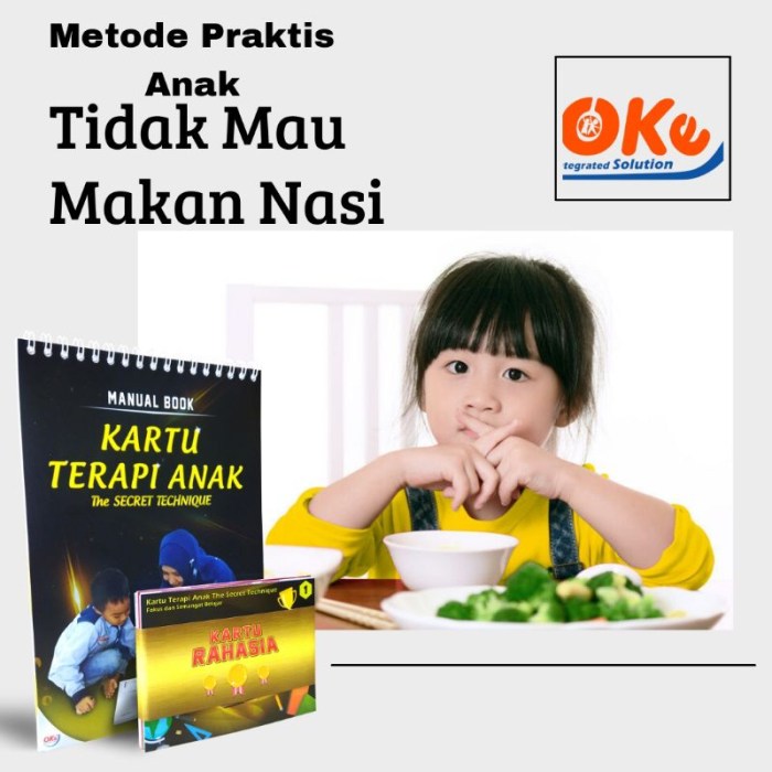 Terapi anak tidak mau makan nasi