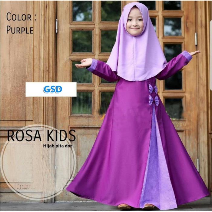 Model gamis anak anak terbaru