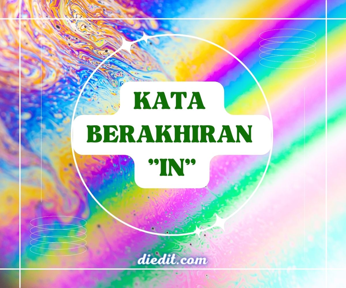 Kata berakhir an