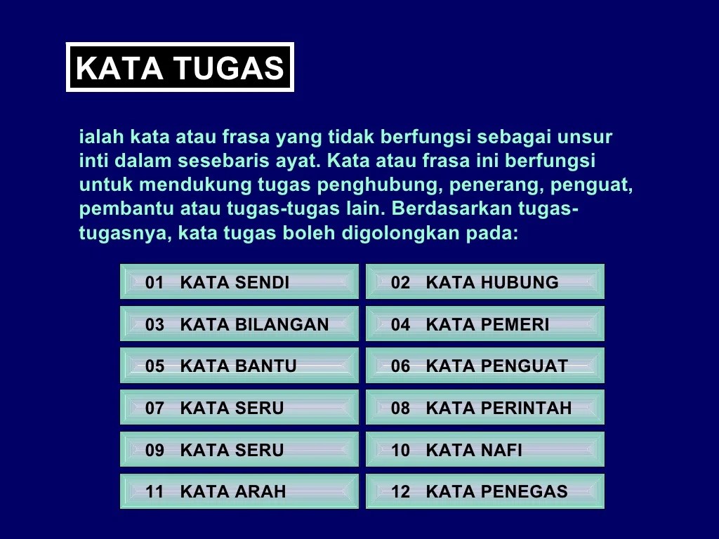 Apa Itu Kata Tugas - Homecare24