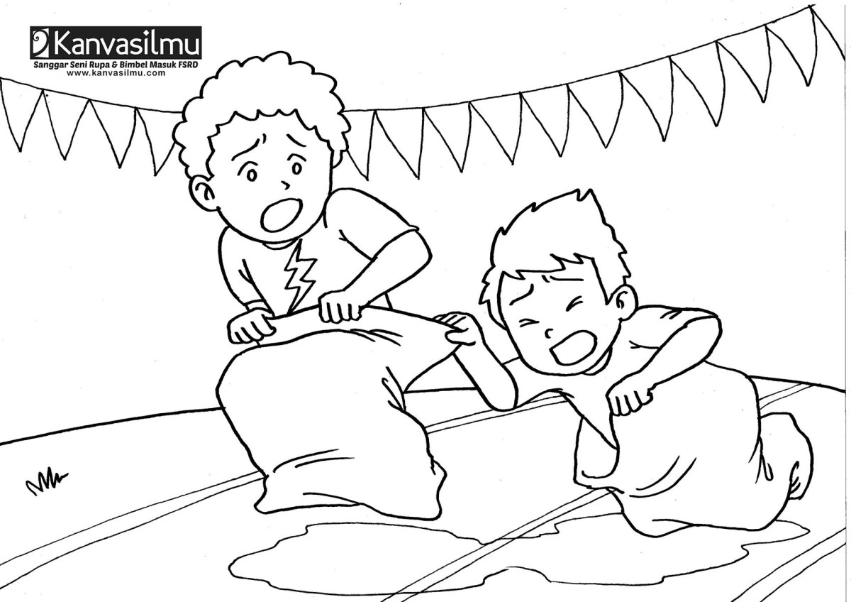 Gambar lomba mewarnai anak tk