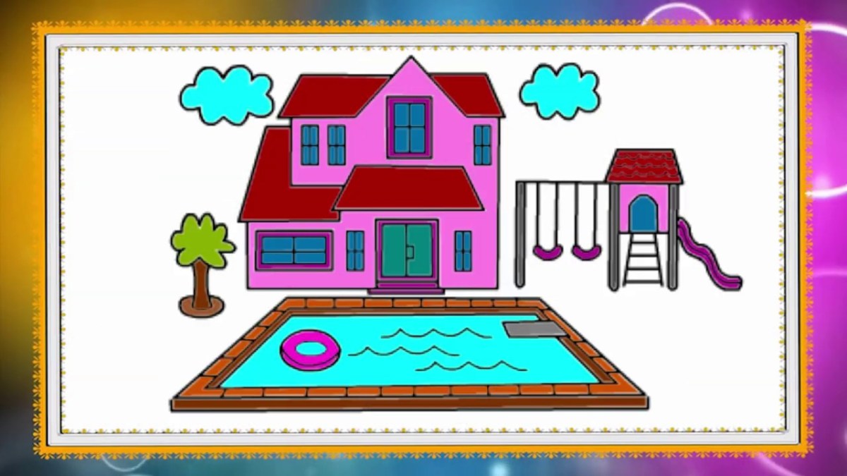 Mewarnai Anakanak Di Kolam Renang Ilustrasi Stok - Unduh Gambar ...