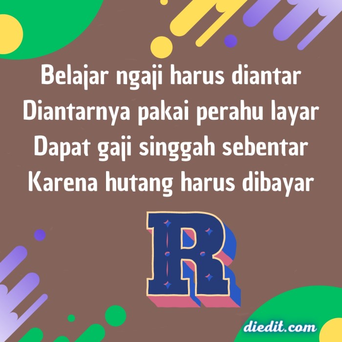 Pantun anak anak tentang belajar