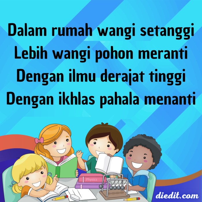 Pantun anak anak tentang belajar