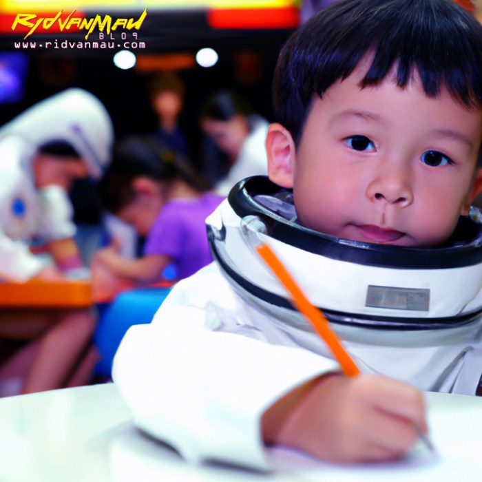 Belajar menulis kata untuk anak tk