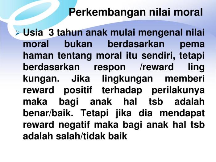Bagaimana pengaruh perkembangan moral terhadap perkembangan anak dalam belajar