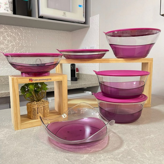 Tupperware Kit 6 Peças Elegância Pinotage - Mãe, Casei e Agora?-Tupperware!