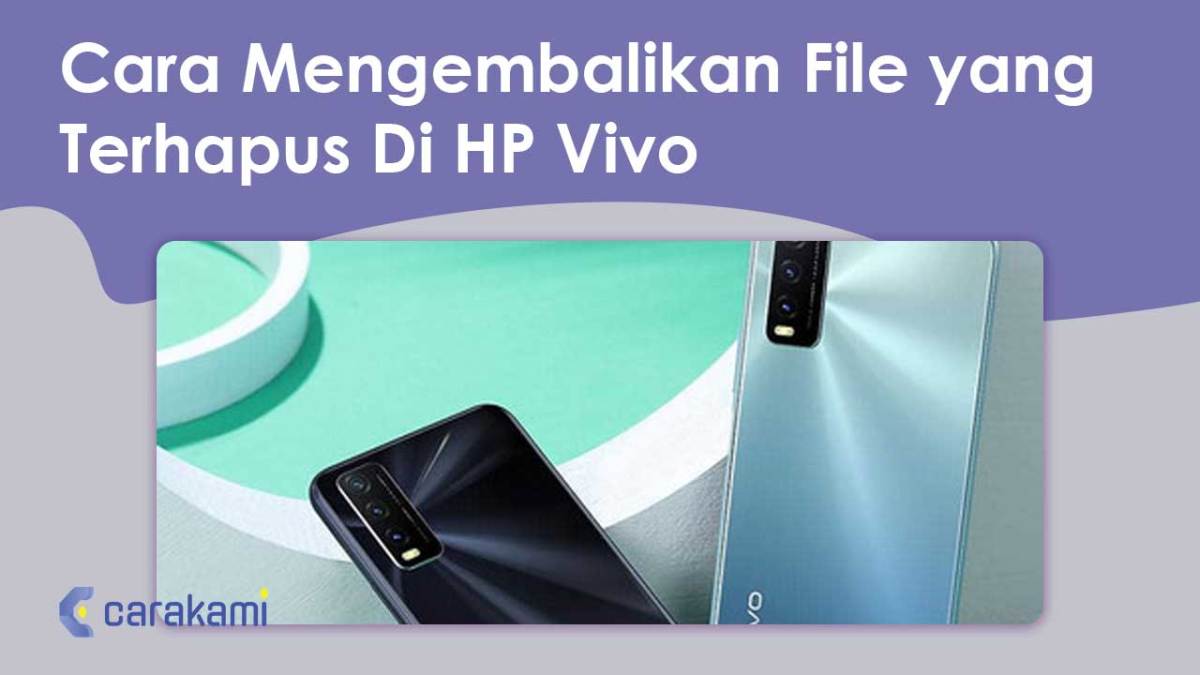 10+ Cara Mengembalikan File yang Terhapus di HP Vivo Terbaru