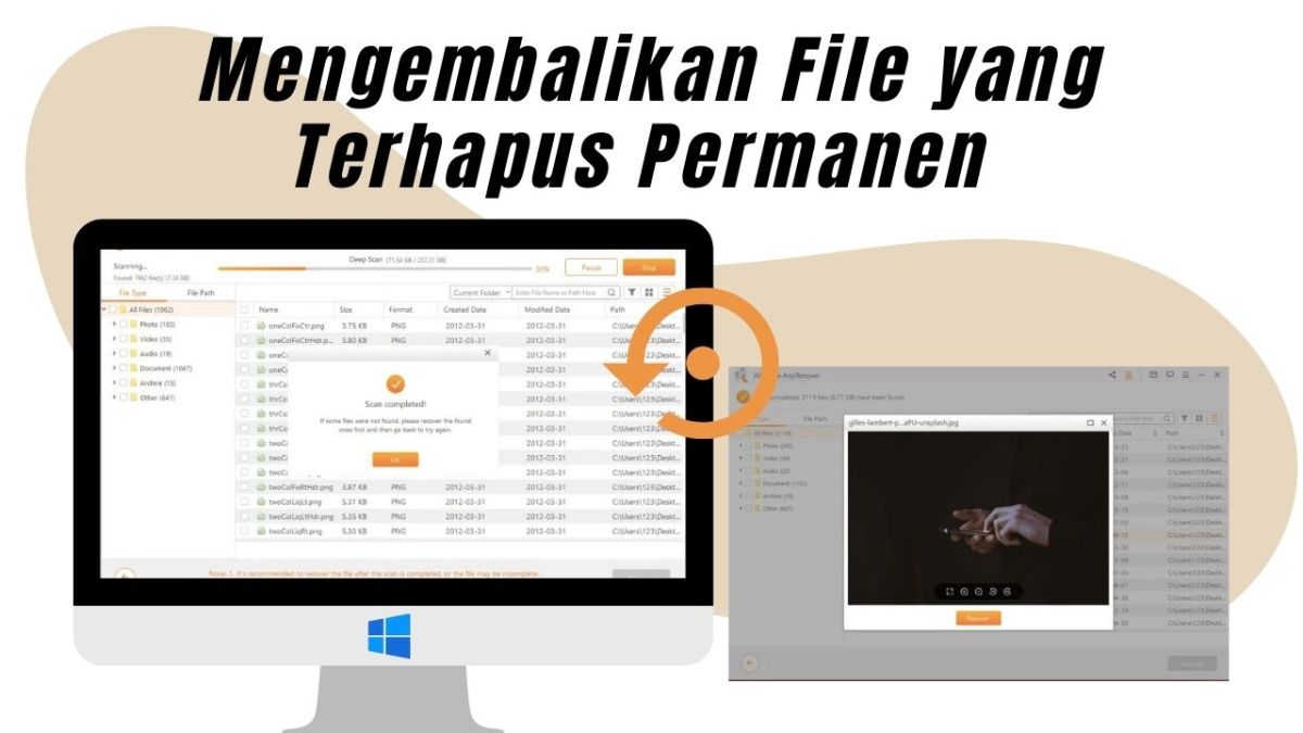 Cara mengembalikan file yang terhapus permanen di hp