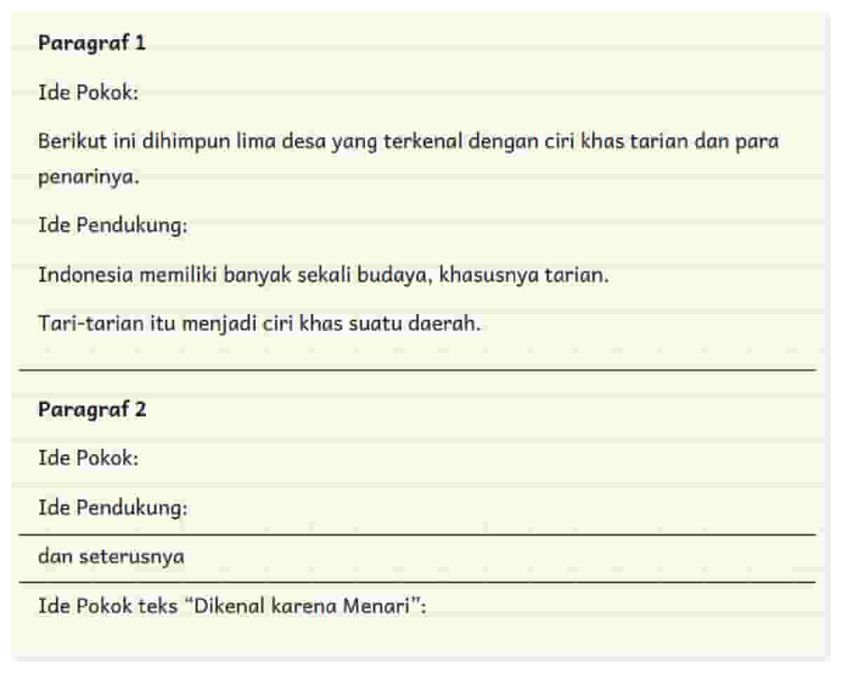 Tentukan ide pokok pada teks tersebut