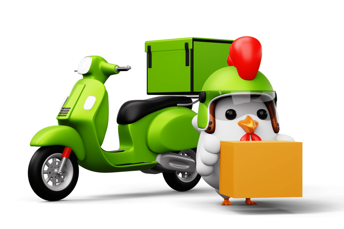 Cute Courier Delivery Package Cartoon - Cute Courier Delivery Package ...